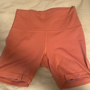 LULULEMON wunder train high rise shorts